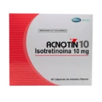 Isotretinoina Acnotin 10 mg Caja x 30 caps