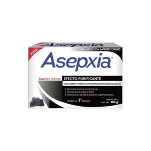 Jabón Asepxia Carbón Détox  Barra x 100 g