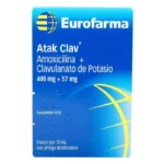 Amoxicilina clavulanato - Atak Clav 457 mg Frasco x 70 ml Eurofarma