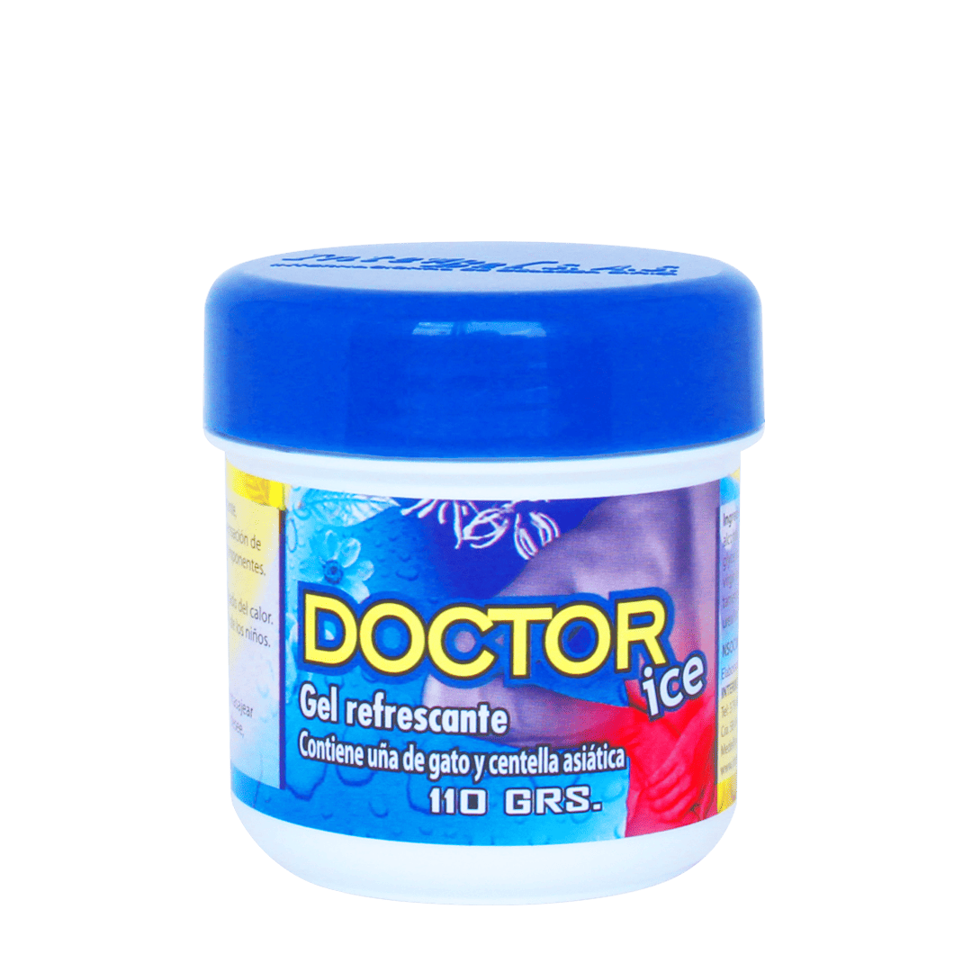 Doctor Ice Gel uña de gato y centella Pote x 110 gr