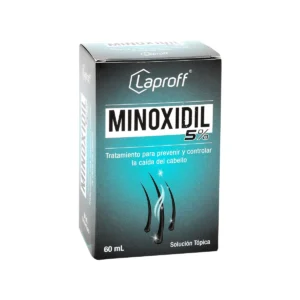 Minoxidil 5% Fco x 60 ml Solucion Topica Laproff