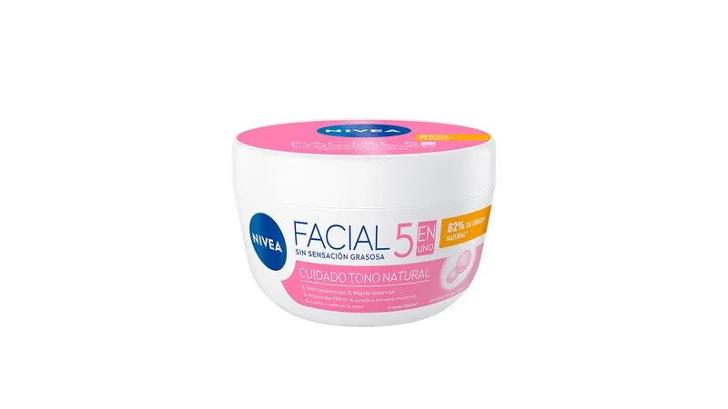 Nivea Crema Cuidado Aclarado Natural facial Pote x50 ml
