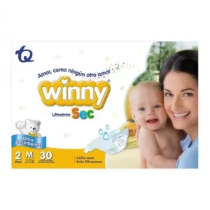 Pañal Winny Ultratrim Etapa 2 Pqte x 30 Und