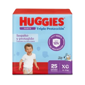 Pañal Huggies Triple Protect Etapa 4 Paquete x 25 Und