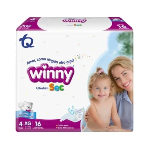 Pañal Winny Ultratrim Etapa 4 Paquete x 16