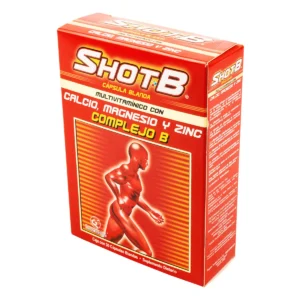 Shot B capsulas x 30 (complejo b , calcio , magnesio y zinc)