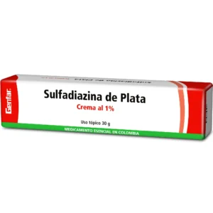 Sulfadiazina De Plata Crema 1,% Tubo x 30 gramos Genfar