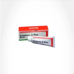 Sulfadiazina De Plata Crema 1,% Tubo x 15 gramos Genfar
