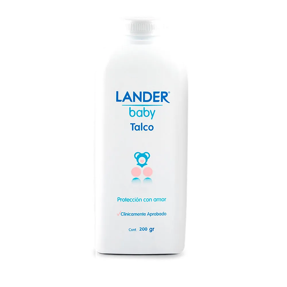 Talco Lander Baby Frasco x 200 gr