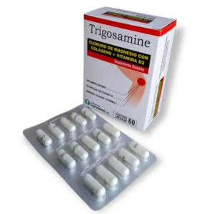 Cloruro de Magnesio+ colágeno+ Vitamina D3 (Trigosamine) Caja x 60 capsulas