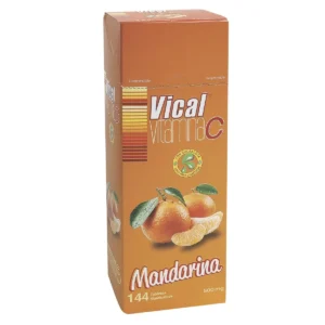 Vitamina Vical C 500mg mandarina blister x 10 tabletas