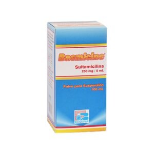 Sultamicilina Bacmicine 250mg/5ml Fco x 100 ml
