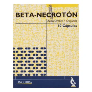 Betanecroton  (acido orotico+oxipurina)  Caja x 10 cap