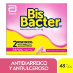 Bisbacter 262 mg (Subsalicilato de Bismuto) Caja x 48 tab