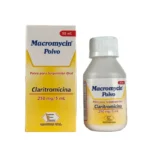 Claritromicina - Macromycin 250mg/5ml susp Frasco x 50 ml