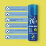Deo pies Antibacterial Spray Fco x 180 ml