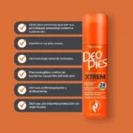 Deo Pies Xtrem 24horas Fco x 260ml