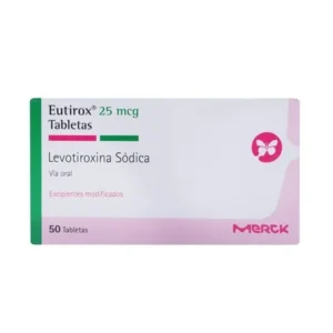 Levotiroxina Eutirox 25 mcg  Caja x 50 tab