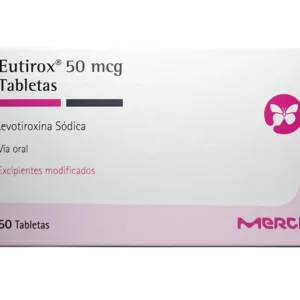 Levotiroxina Eutirox 50 mcg Caja x 50 tabletas