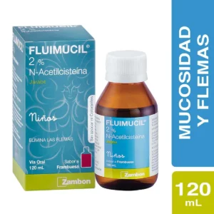 N-Acetilcisteina Fluimucil 2% jarabe niños Frasco x 120 ml