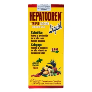 Hepatodren Triple Accion Jarabe Frasco x 240 ml