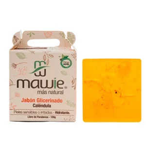 Jabon Glicerinado Calendula Piel Sensible Barra x 100gr