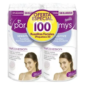 Rueditas Desmaquilladoras Pomys Sensitive x 100Und