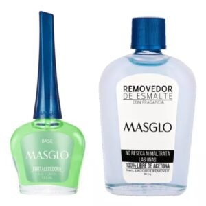 Removedor Masglo Fco x 60 ml + Base Fortalecedora
