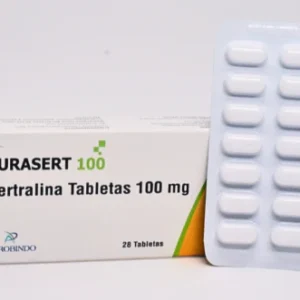 Sertralina Aurasert 100 mg  caja x 28 tabletas