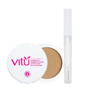 Vitu Polvo Avellana # 2 + Pestañina Transparente