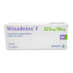 Acetaminofen + Fosfato de Codeina Winadeine F 325/30mg Caja x 10 tabletas