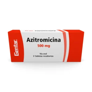 Azitromicina 500mg  Caja x 3 tabletas