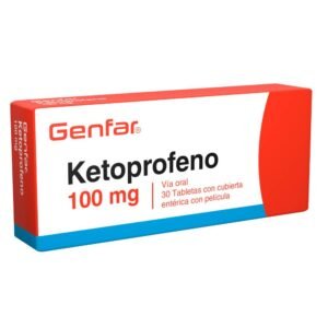 Ketoprofeno 100 mg Caja x 30 tabletas