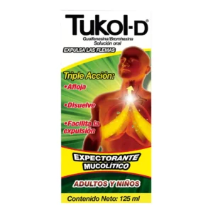 Bromhexina Tukol D Frasco x 125 ml